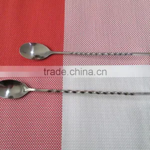 Stainless Steel Bar Spoon Cocktail Spoon Twisted Handle Spoon thumbnail-1