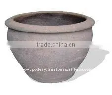 Vietnam Old Stone Outdoor Planter, Outdoor Pottery thumbnail-1