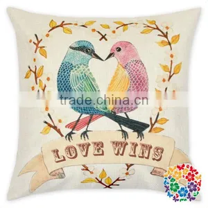 45 cm x 45 cm Fancy Hummingbirds Baby Sesame Pillow Case Cover thumbnail-1