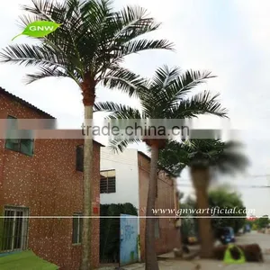 GNW APM016 Low Price Artificial Washingtonia Robusta Palm Tree Fiberglass Trunks thumbnail-1