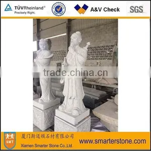 Chinese Story <the Eight Immortals (in the Legend)> Granite Statue Sculpture -- Lu Tungpin thumbnail-1