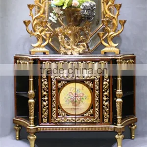 Interior Solid Wood Decorative Vanity Cabinet thumbnail-1