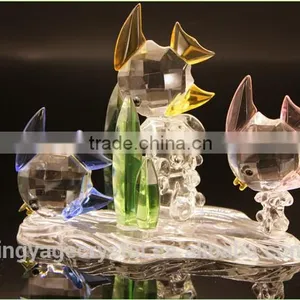 Promotional Crystal Fish Gift as 15th Wedding Anniversary Gifts for Men thumbnail-2