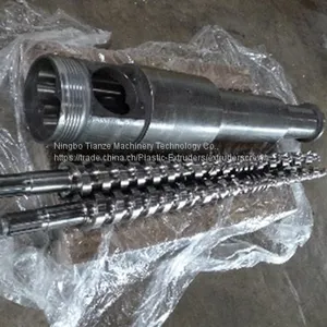 120mm Screw Barrel for 1 Year Warrenty for Plastic Making Machine thumbnail-1