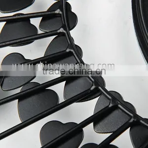 Manufacture Beautiful Heart-shaped Wrought Iron Wall Clock thumbnail-6