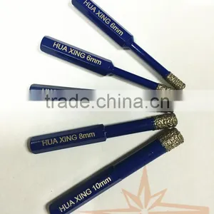 Blue Color Hexagon Shank Brazed Diamond Core Drill Bits for Concrete and Brick thumbnail-1