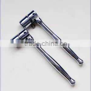 Chrome Plating Poka Handle 7/16 W Bi-hex Scaffold Swing Over Spanner Wrench thumbnail-2