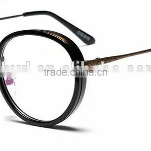 New 2016 Metal Leg Frames Fashionable Retro Glass Frame Flat Lens Can Match Myopia Glasses thumbnail-4
