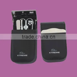 4pcs Man's Manicure Set With pu Case thumbnail-1