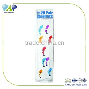 Direct Factory Supplier,Cheap Plastic Stackable Shoe Rack thumbnail-1