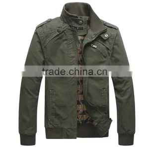 China Factory Men Coat Canvas Jacket Without Hood thumbnail-2