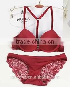 2015 New Design Sexy Bra Lingerie Push Up Bra Set thumbnail-3