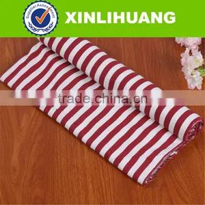Sale 140gsm Woven 100 Cotton Fabric Stripe Fabric for Garment thumbnail-4