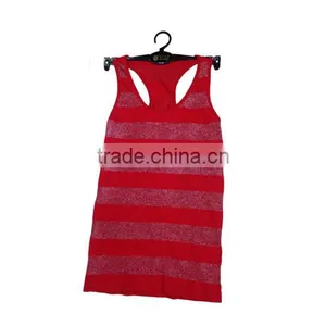 Womens Camisole Tan Cotton Tank Top thumbnail-1