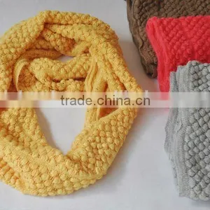 Winter Fashion Warp Knit Loop Scarf thumbnail-5