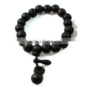 Temple Wood Bead Bracelet, Good Luck Bracelet, Best Souvenir Gifts thumbnail-1
