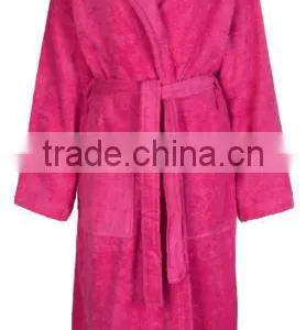 100% Cotton Terry Bathrobe for Womens thumbnail-1