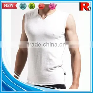 China Cheap Sports Bodybuilding Screen Printed Wholesale Mens Golds Gym Tank Tops Mens Gym Wear thumbnail-2