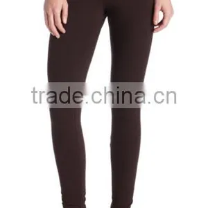 Hot Sales Breathable Spandex Fabric Full-length Pull-on Leggings With Wide Elastic Waistband thumbnail-4