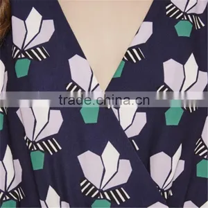 Classy Cold Shoulder Floral Printecd Short Rompers With Adjustable Sleeves thumbnail-6