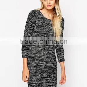 Only Spacedye Zip Front Jumper Dress thumbnail-1