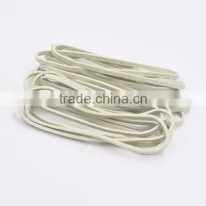 Silicone Custom Color White Rubber Band thumbnail-1