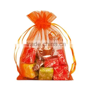 4x5 Luxury Small Chrismas Organza Gift Bag thumbnail-1