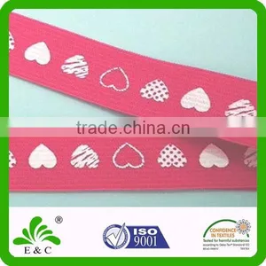 Popular Design Heart Print Screen Printing Hair Tie thumbnail-1