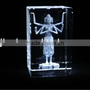 Good K9 Crystal 3D Laser Engraving With Religion Crystal Block thumbnail-1