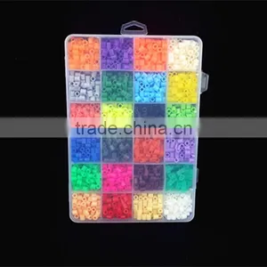 2400Pcs 24 Color Hama Beads 5MM Perler Beads DIY Creative Puzzles Tangram Jigsaw Board Educational Baby Kid Toys Gifts thumbnail-3