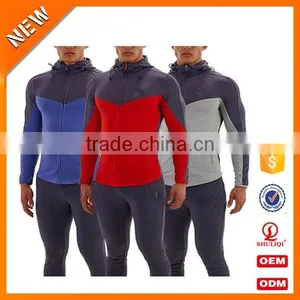 Fitness Hoodie Wholesale Men's Winter Hoodie Warm Zipper up Sweatshi rt Coat Tracksuit Outwear thumbnail-1