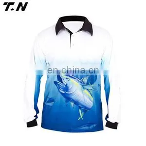 Custom Long Sleeve Polo Fishing Shirt thumbnail-1
