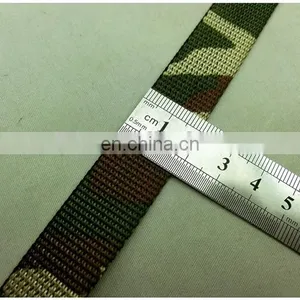 Customized 3/4'' Camouflage Ribbon Military Ribbon Polyester Webbing thumbnail-2