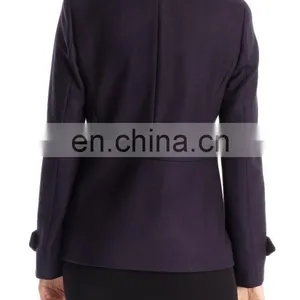 Virgin Wool Blend Peacoat thumbnail-2