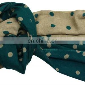 Cashmere Pashmina Wool Polka Dot Shawls thumbnail-6