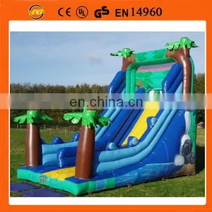 Waterfall Inflatable Slide ,tropical Inflatable Slide ,palm Inflatable Slide thumbnail-1