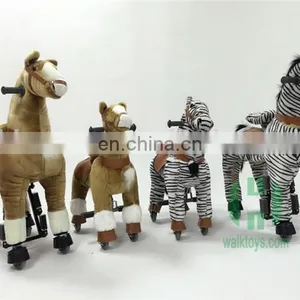 2017 Hot Sale Plush Machanical Riding Horse,playful Plush Rocking Horse for Kids thumbnail-2