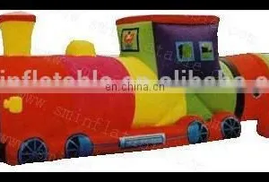 Inflatable Tunnel/inflatable Train Tunnel/train Inflatable Bouncer thumbnail-1