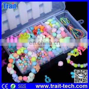 15 Grid Tool Box DIY Colorful ABS Bead Bracelet Kids Decorate Toy thumbnail-2
