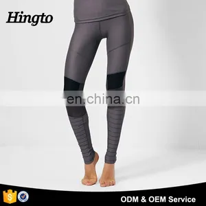 2017 Blank Activewear Manufacturer Custom Logo High Waisted Yoga Gym Sports Fitness Leggings for Women Wholesale thumbnail-1