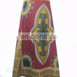 African Wax Ankara Dashiki Print Women Wrap Skirts Dashiki Maxi Long Full Skirt thumbnail-5