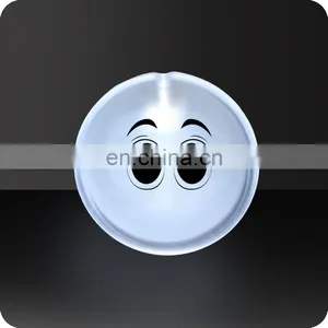 High Quality Customized Logo Decoration Gift PS Led Flashing Badge thumbnail-1