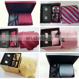 Classical Pasley Design Silk Ties Handkerchief Cufflinks Mens Gifts Sets thumbnail-1