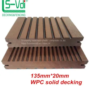 Anti Crack Traditional Wpc Hollow Decking thumbnail-3
