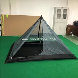 Outdoor 2 People Camping Mosquito Net Hiking Rodless Mesh Tents thumbnail-1