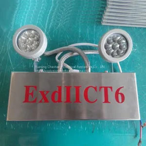 Stainless Steel LED Explosion-proof Emergency Lamp Double Head Emergency Light thumbnail-1