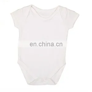 Hot Sale White Plain Baby Romper Sleeveless Knitted Baby Romper thumbnail-1