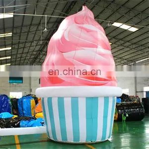Giant Inflatable Sweet Canister , Inflatable Ice Cream Vert Cartoon Model For Advertisement Promotion ,Shop thumbnail-3