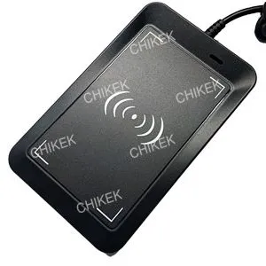 RS232 Port RFID Reader Writer, RS232 NFC Reader, 13.56MHz Smart Card Desktop Reader thumbnail-3