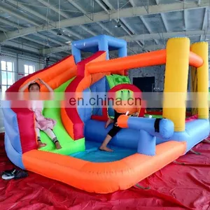 Inflatable Water Slides Backyard Oxford Inflatable Bouncer Castle Jumping Bounce House for Kids Use thumbnail-4